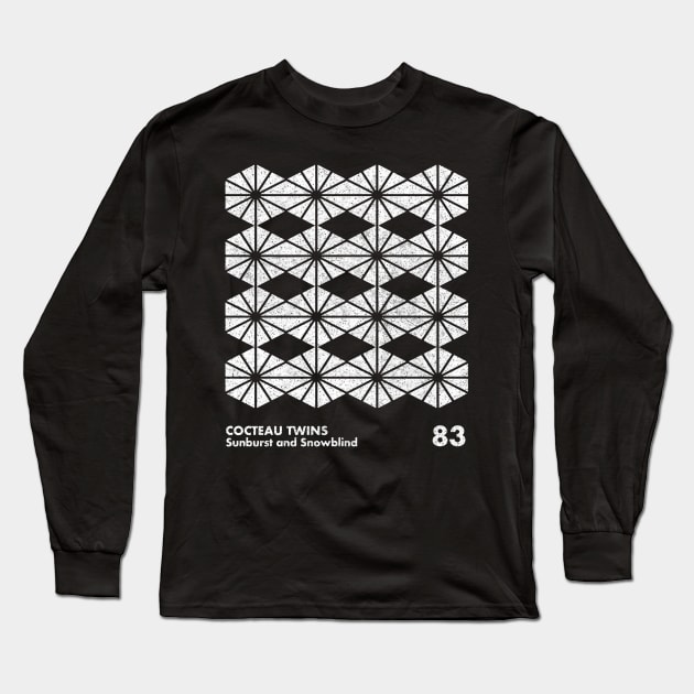 Cocteau Twins / Minimal Graphic Design Tribute Long Sleeve T-Shirt by saudade